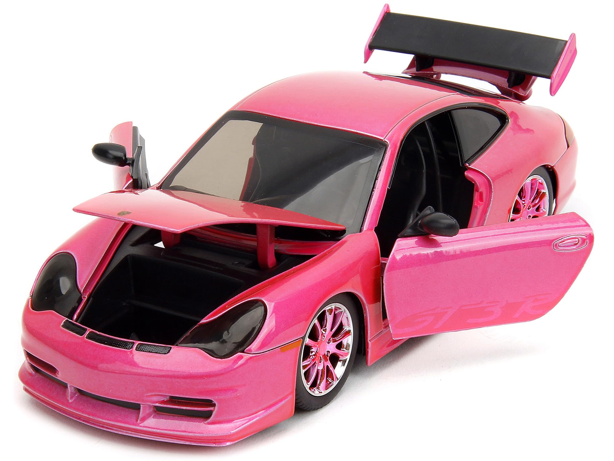 911 GT3 RS Pink Metallic with Pink Wheels Pink Slips Series 1/24 Diecast Model Car by Jada 34847