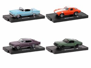 m2 auto-drivers set of 4 pieces in blister packs release 98 limited edition to 7500 pieces worldwide 1/64 diecast model cars machines 11228-98