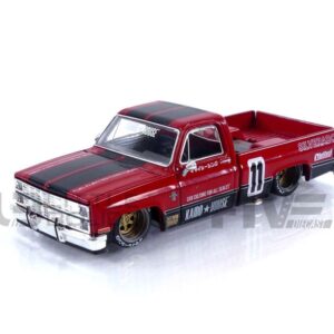 True Scale Miniatures Model Car Compatible with 1983 Chevrolet Silverado KAIDO V1 (Red) Limited Edition 1/64 Diecast Model Car Kaido House KHMG066