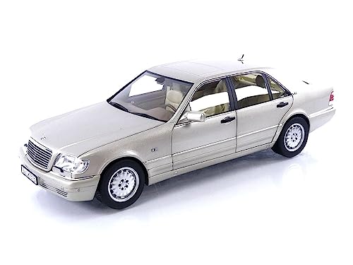 Norev 1997 S600 Smoke Silver Metallic 1/18 Diecast Model Car 183723