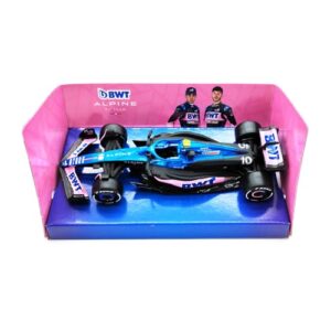 JODIYAAH Bburago 1/43 F1 2023 Alpine F1 Team A523 10# Pierre Gasly Alloy Car Die Cast Car Model Collection Gift (Alpine A523 10#)