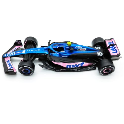 JODIYAAH Bburago 1/43 F1 2023 Alpine F1 Team A523 10# Pierre Gasly Alloy Car Die Cast Car Model Collection Gift (Alpine A523 10#)