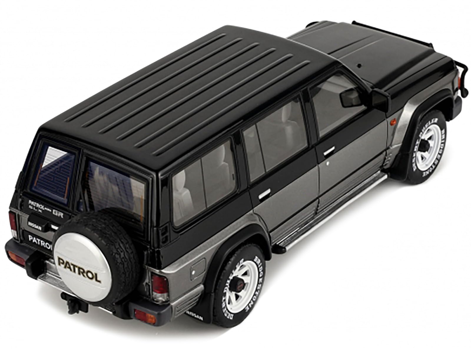 1992 Patrol GR Y60 Black and Graphite Gray Limited Edition to 3000 Pieces Worldwide 1/18 Model Car by Otto Mobile OT993