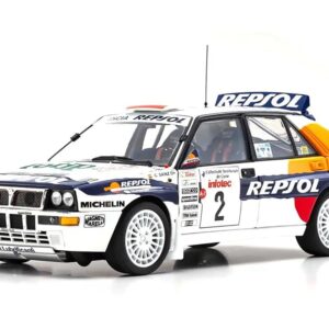 Lancia Delta HF Integrale Evoluzione #2 Carlos Sainz - Luis Moya Jolly Club Tour de Corse - Rallye de France (1993) 1/18 Diecast Model Car by Kyosho K08348J