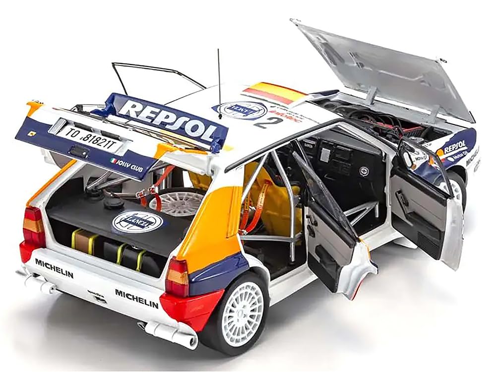 Lancia Delta HF Integrale Evoluzione #2 Carlos Sainz - Luis Moya Jolly Club Tour de Corse - Rallye de France (1993) 1/18 Diecast Model Car by Kyosho K08348J