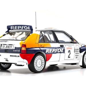 Lancia Delta HF Integrale Evoluzione #2 Carlos Sainz - Luis Moya Jolly Club Tour de Corse - Rallye de France (1993) 1/18 Diecast Model Car by Kyosho K08348J