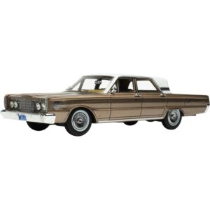 1965 Mercury Park Lane Pecan Frost Brown Metallic with White Top Limited Edition to 200 Pieces Worldwide 1/43 Model Car by Goldvarg Collection GC-027B