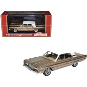 1965 Mercury Park Lane Pecan Frost Brown Metallic with White Top Limited Edition to 200 Pieces Worldwide 1/43 Model Car by Goldvarg Collection GC-027B