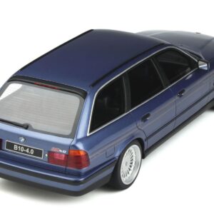 E34 Alpina B10 Touring Alpina Blue Metallic Limited Edition to 3000 Pieces Worldwide 1/18 Model Car by Otto Mobile OT944