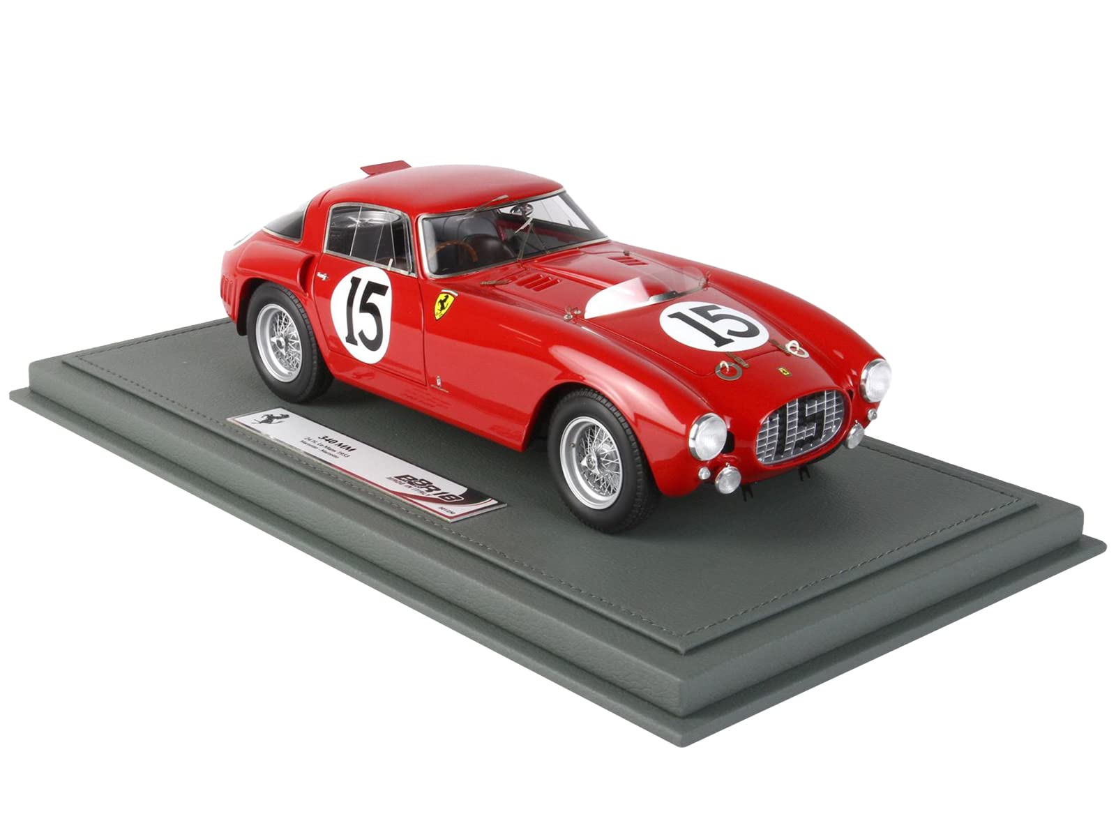 340 MM #15 Paolo Marzotto - Giannino Marzotto 24 Hours of Le Mans (1953) with Display CASE Limited Edition to 250 Pieces 1/18 Model Car by BBR BBR1852A