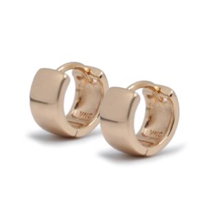 vnc jewelry | 18k gold hoop earrings for women | gold plated hypoallergenic lightweight earrings | jewelry for women | perfect for any occasion with a long-lasting finish