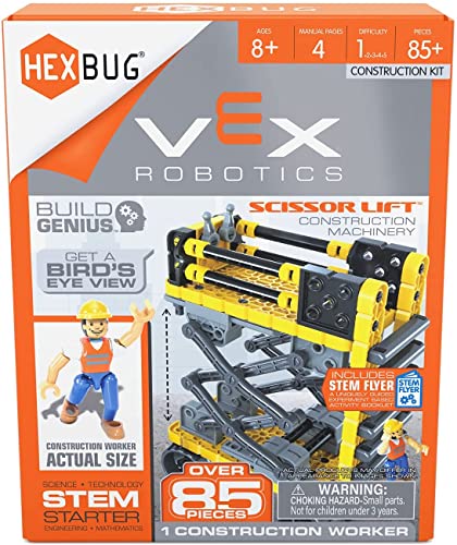 HEXBUG VEX Robotics Scissor Lift, Buildable Construction Toy, Gift for Boys and Girls Ages 8 and Up