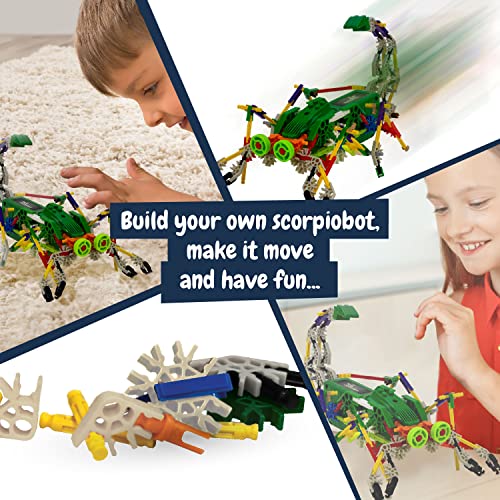 Science4you Scorpiobot Robotics Kit for Kids - Building Robot Toys for Kids 8-12 Year olds, Robot Kit with 161 Pieces, Stem Building Games, Robots for Kids, Gift for 8+ Year Olds Boys and Girls