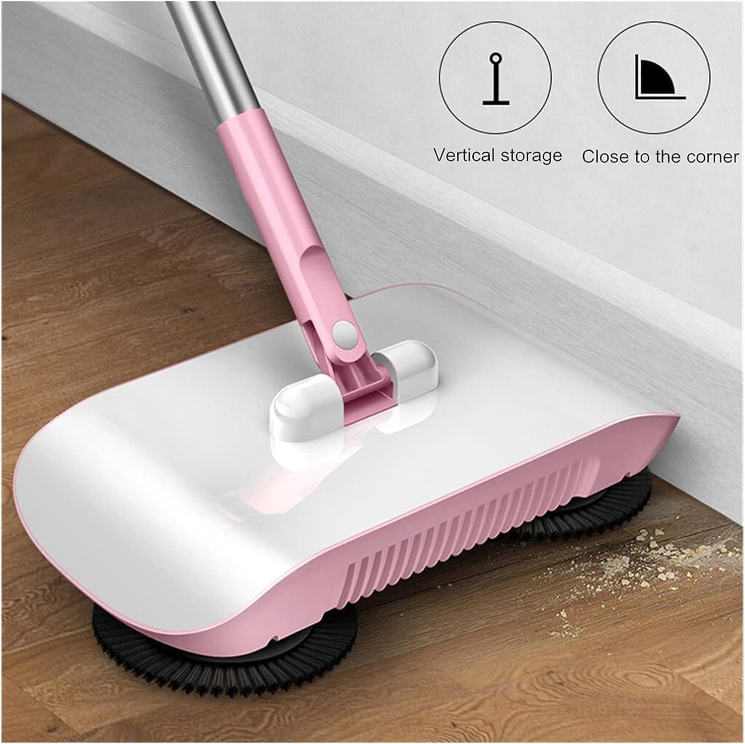 Robot Vacuum，Robot Vacuum Cleaner Wet and Dry Vacuum Broom Robot - Magic Handle Household Electric Floor Mop for Home and Kitchen Cleaning