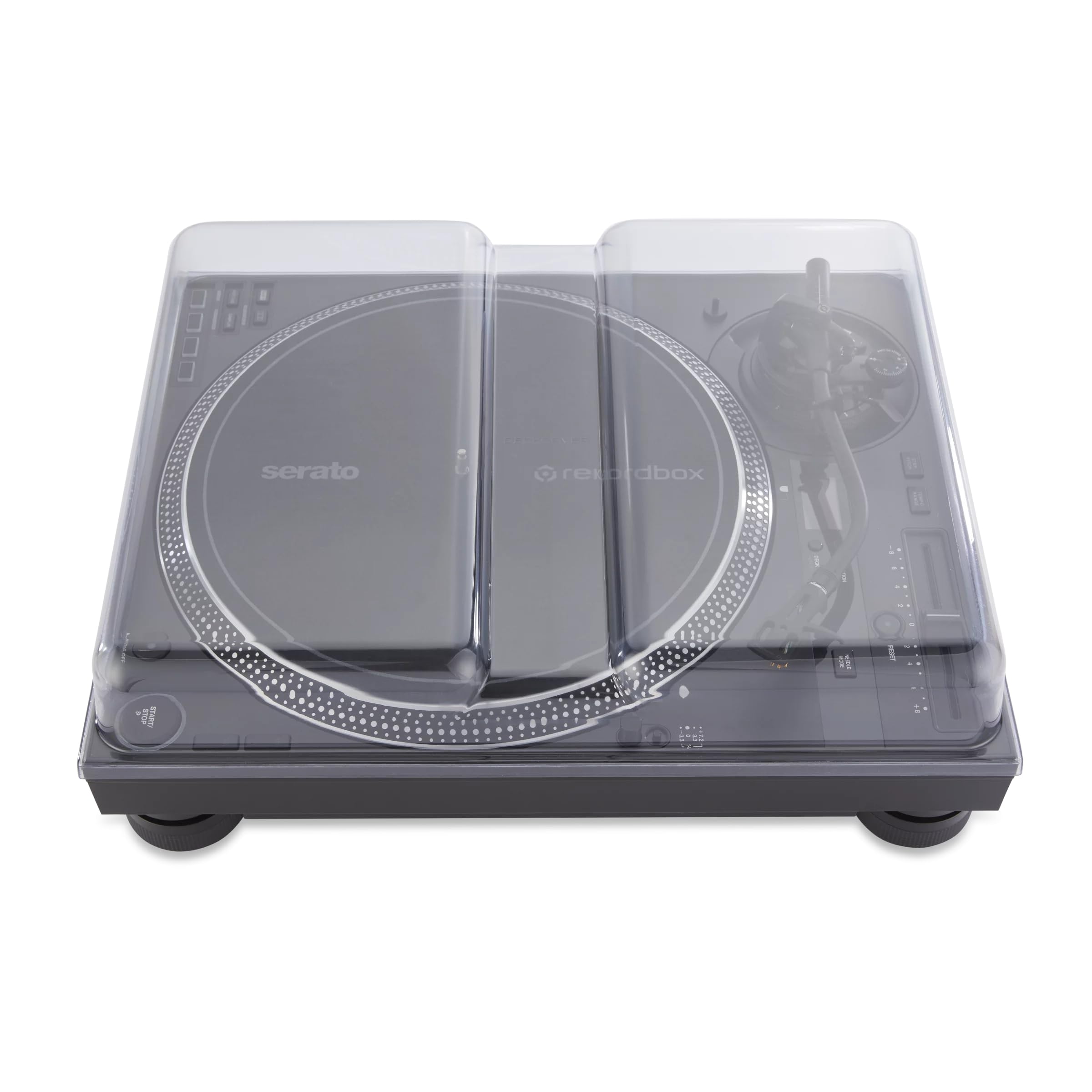 Decksaver DS-PC-SL1200 - Polycarbonate Cover compatible with Technics SL1200, SL1210, Pioneer DJ PLX-1000, PLX-CRSS12 Turntable Dust Cover, DJ Equipment Cover for Travel and Everyday Protection