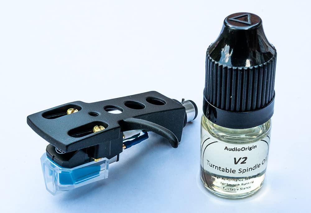 Black, Headshell, AT-VM95, Cartridge, Stylus, Oil for Technics SL-1200, SL-1210, SL-1600, SL-1610, SL-1700, SL-1710, SL-1800, SL-1810