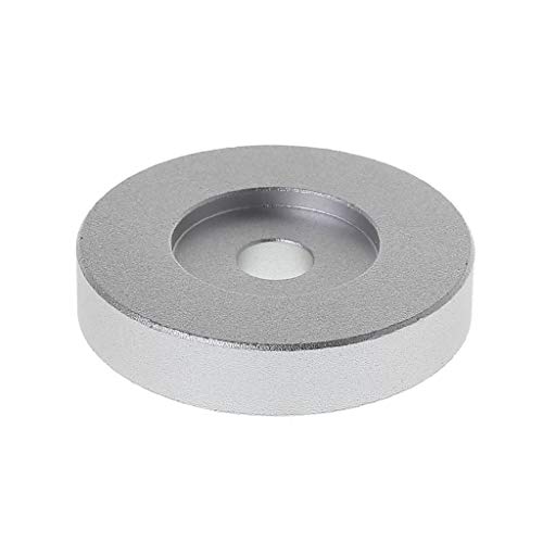 ANG-puneng Record Turntable Adapter 45 RPM Aluminum Silver for 7 Vinyl Technics SL1200 Series