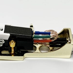 Cartridge and Stylus, Conical needle and Gold Plated Headshell with mounting bolts Technics SL-1200, SL-1210, SL-1600, SL-1610, SL-1700, SL-235, SL-23A, SL-B2, SL-B202