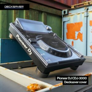 Decksaver DS-PC-CDJ3000 - Super Strong Polycarbonate Cover Compatible with Pioneer DJ CDJ-3000, CDJ Dust Cover, DJ Equipment Cover for Travel and Everyday Protection