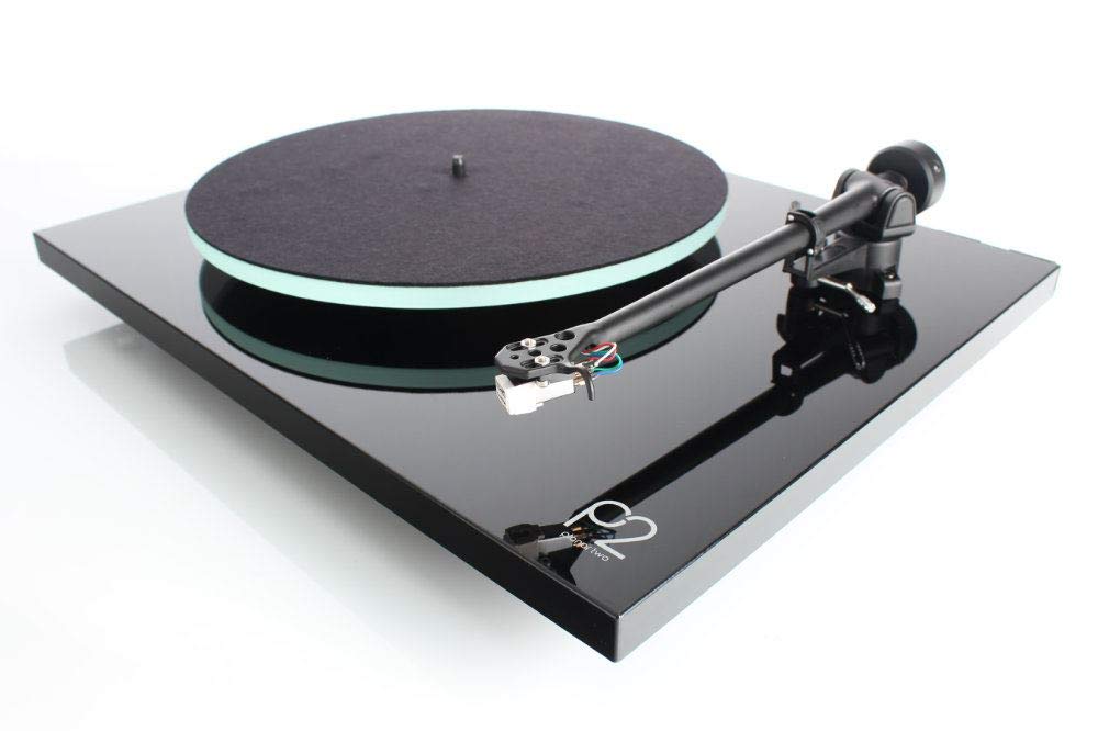 Rega Planar 2 Turntable with Premounted Carbon MM Cartridge (Gloss Black)