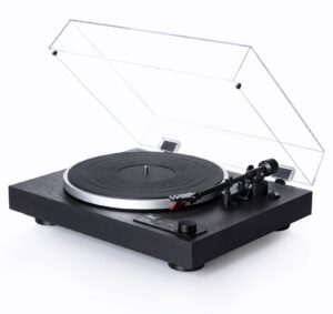 dual cs 429 fully automatic turntable with die-cast aluminum platter - black