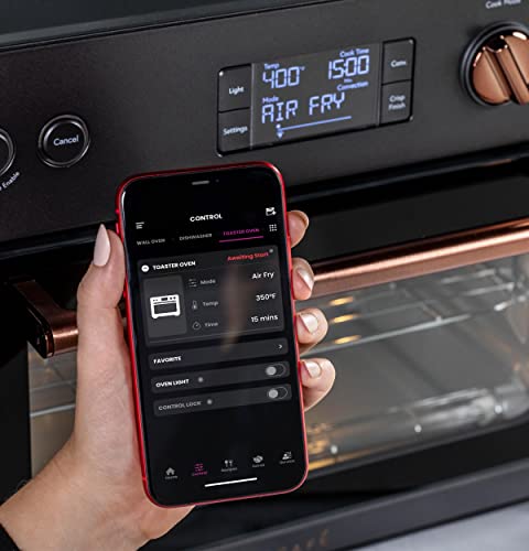 Cafe Couture Oven with Air Fry, 14 Cooking modes in 1 including Crisp Finish, Wifi, Matte Black