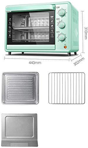 30L Mini Oven Adjustable Temperature Timing Four-layer Baking Position Household Baking Multifunctional Automatic Electric Oven for Baking Cakes And Bread Mini Ovens Happy Life