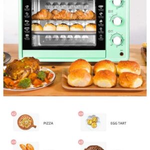 30L Mini Oven Adjustable Temperature Timing Four-layer Baking Position Household Baking Multifunctional Automatic Electric Oven for Baking Cakes And Bread Mini Ovens Happy Life