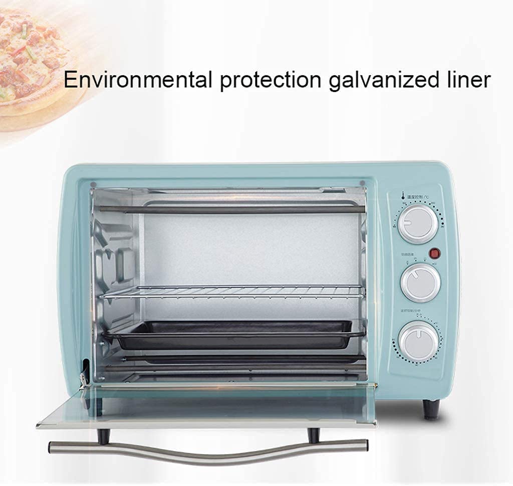 19L Oven,Adjustable Temperature 0-250℃ and 60-Minute Timer Three-Layer Baking Position Household Baking Electric Oven