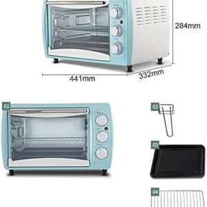 19L Oven,Adjustable Temperature 0-250℃ and 60-Minute Timer Three-Layer Baking Position Household Baking Electric Oven