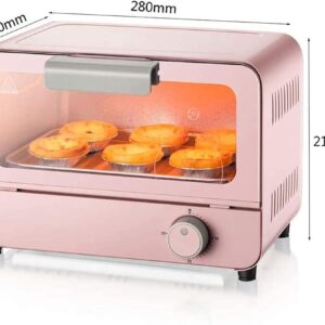 9L Mini Oven,with 800W Adjustable Temperature 50-230 ℃ and 30 Minutes Timer Household Baking Multifunctional Cake Oven (Blue) (Blue)