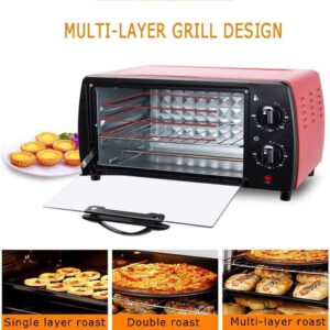 12L Oven, Mini Multi Function Oven Explosion-Proof Glass Door Baking Cake Toast Electric Oven, Table Top Oven