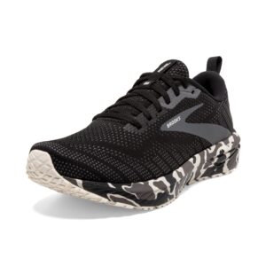 brooks women’s revel 6 neutral running shoe - black/luna rock - 9 medium