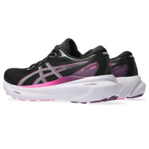 ASICS Women's GEL-KAYANO 30 Running Shoes, 9, BLACK/LILAC HINT