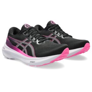 ASICS Women's GEL-KAYANO 30 Running Shoes, 9, BLACK/LILAC HINT