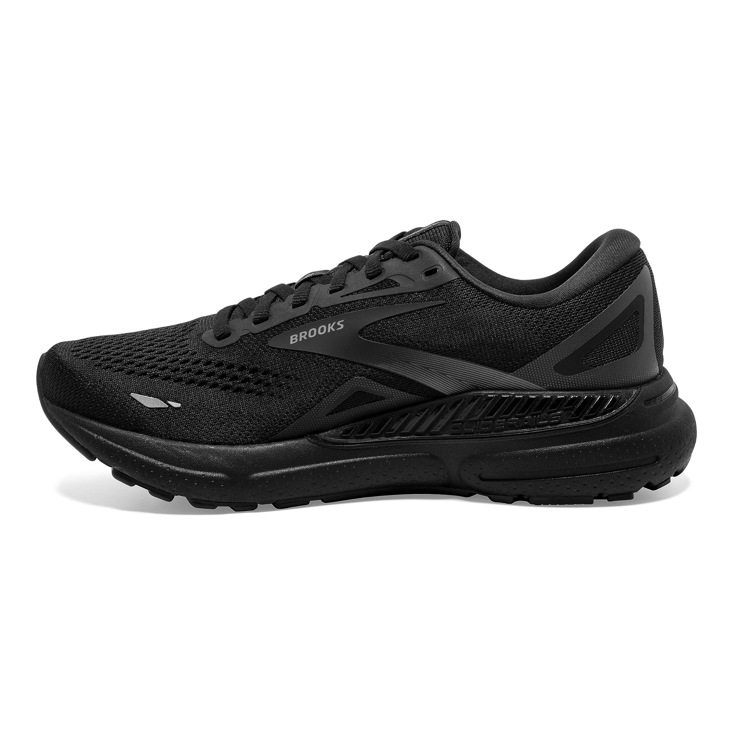 Brooks Men’s Adrenaline GTS 23 Supportive Running Shoe - Black/Black/Ebony - 9.5 Medium