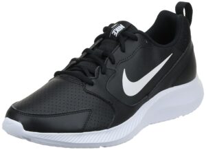 nike men's todos running shoe, black/white, 10.5 regular us