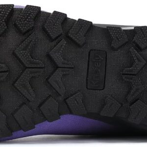 ikunka Men'S Fashion Sneakers Lightweight Breathable Walking Shoes Tennis Cross Training Shoe Non Slip Trail Running Shoes（Purple 14）