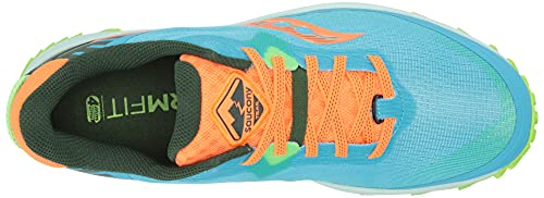 Saucony Men's Peregrine 11 Trail Running Shoe, Future Blue, 12