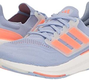 adidas Women's Ultraboost Light Running Shoes (Ultraboost 23) Blue Dawn/Coral Fusion/Blue Fusion 8.5