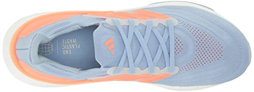 adidas Women's Ultraboost Light Running Shoes (Ultraboost 23) Blue Dawn/Coral Fusion/Blue Fusion 8.5