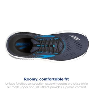 Brooks Men's Addiction GTS 15 Supportive Running Shoe - India Ink/Black/Blue - 10.5 X-Wide