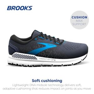 Brooks Men's Addiction GTS 15 Supportive Running Shoe - India Ink/Black/Blue - 10.5 X-Wide