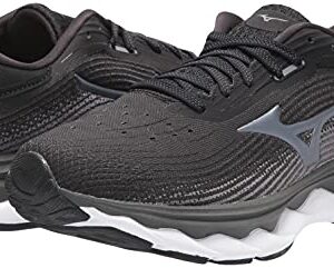 Mizuno Women's Wave Sky 5 Running Shoe, Black, 8.5