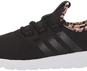 adidas Women's Casual Running Shoe, Black/Black/Sandy Beige, 11