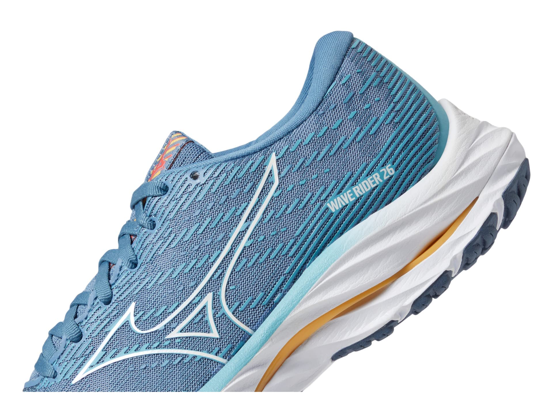 Mizuno Women's Wave Rider 26 | Neutral Running Shoe | Mountain Spring/White | US 10