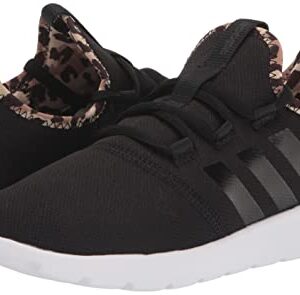 adidas Women's Casual Running Shoe, Black/Black/Sandy Beige, 9.5