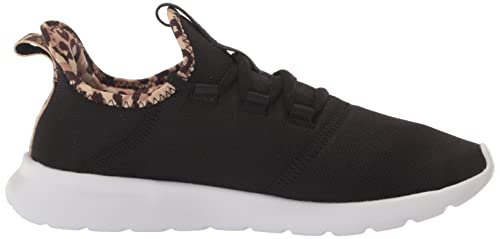 adidas womens Cloudfoam Pure 2.0 Running Shoe, Black/Black/Sandy Beige, 5.5 US