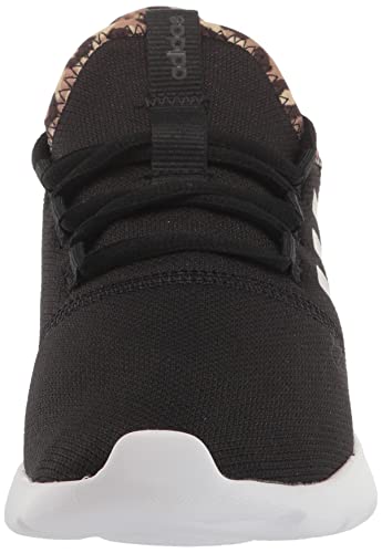 adidas womens Cloudfoam Pure 2.0 Running Shoe, Black/Black/Sandy Beige, 5.5 US