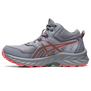 ASICS Women's GEL-VENTURE 9 Mid Top Running Shoes, 8.5, SHEET ROCK/PAPAYA